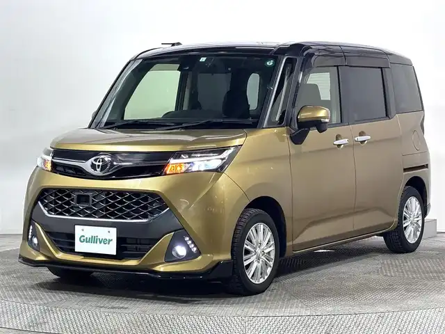 トヨタ タンク カスタムG S 大阪府 2017(平29)年 5万km ブラックマイカメタリック/インペリアルゴールドクリスタルメタリック 2トーン 純正ナビTV バックカメラ クルーズコントロール 衝突軽減ブレーキ レーンアシスト 両側パワースライドドア スマートキー プッシュスタート オートライト アイドリングストップ ETC
