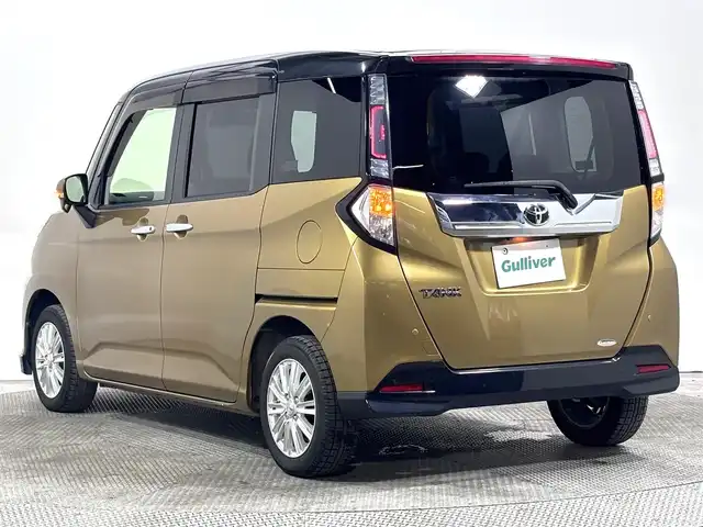 トヨタ タンク カスタムG S 大阪府 2017(平29)年 5万km ブラックマイカメタリック/インペリアルゴールドクリスタルメタリック 2トーン 純正ナビTV バックカメラ クルーズコントロール 衝突軽減ブレーキ レーンアシスト 両側パワースライドドア スマートキー プッシュスタート オートライト アイドリングストップ ETC