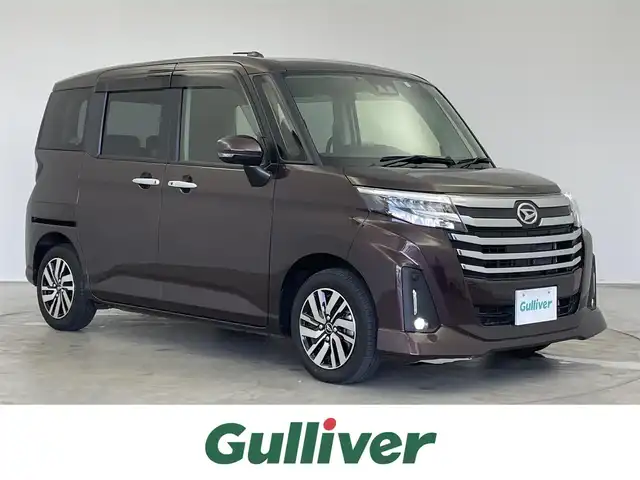 ダイハツ トール カスタムG 埼玉県 2023(令5)年 1.7万km プラムブラウンクリスタルマイカ スマートアシスト　純正９インチディスプレイオーディオ　パノラマモニター　ＥＴＣ　ドライブレコーダ　レーダークルーズコントロール　　純正アルミホイール　オートライト　ＬＥＤヘッドライト　地デジフルセグ