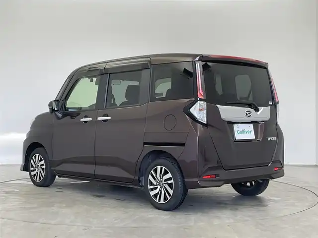 ダイハツ トール カスタムG 埼玉県 2023(令5)年 1.7万km プラムブラウンクリスタルマイカ スマートアシスト　純正９インチディスプレイオーディオ　パノラマモニター　ＥＴＣ　ドライブレコーダ　レーダークルーズコントロール　　純正アルミホイール　オートライト　ＬＥＤヘッドライト　地デジフルセグ