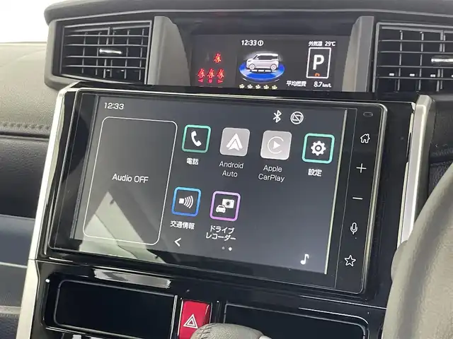 ダイハツ トール カスタムG 埼玉県 2023(令5)年 1.7万km プラムブラウンクリスタルマイカ スマートアシスト　純正９インチディスプレイオーディオ　パノラマモニター　ＥＴＣ　ドライブレコーダ　レーダークルーズコントロール　　純正アルミホイール　オートライト　ＬＥＤヘッドライト　地デジフルセグ