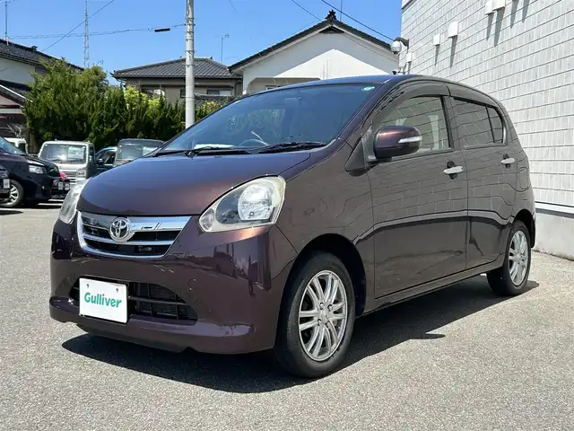 トヨタ ピクシスエポック Gf 山形県 2013(平25)年 8.1万km プラムブラウンパールクリスタルシャイン 4WD/禁煙車/純正ナビ/FM/AM/DVD/SD/TV/Bluetooth/社外ホイール　/エンジンスタートボダン/ダブルエアバック/横滑り防止装置/パワーステアリング/パワーウィンドウ/盗難防止装置/純正バイザー/冬タイヤ積載/保証書/取扱説明書