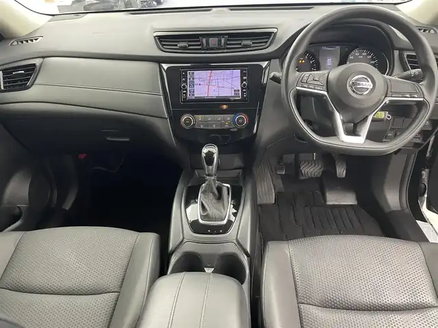 日産 エクストレイル 20S Vセレクション 富山県 2021(令3)年 4.1万km ダイヤモンドブラック 純正ナビ（AM/FM/DVD/BT/フルセグ）/バックカメラ/ETC/衝突被害軽減システム/横滑り防止装置/アイドリングストップ/オートLEDライト/純正アルミホイール/純正フロアマット/ステアリングスイッチ/ミラーヒーター/電動格納ミラー/スマートキー