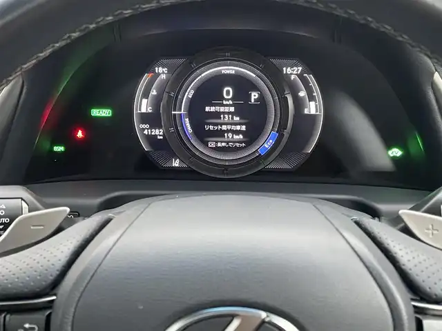 レクサス ＥＳ 300h Fスポーツ 熊本県 2019(平31)年 4.2万km グラファイトブラックガラスフレーク サンルーフ/革シート/衝突軽減ブレーキ/プッシュスタート/純正ナビ/（CD・DVD・フルセグTV・BTオーディオ・SD）/バックカメラ/ビルトインETC/前後ドライブレコーダー/純正19インチAW/レーダークルーズ/パドルシフト/前席パワーシート・右前席シートメモリー/前席シートヒーター・エアーシート/LEDヘッドライト/オートライト/フォグライト/電動リアサンシェード/前後コーナーセンサー/横滑り防止装置/ウィンカーミラー/純正フロアマット/新車保証書/取扱説明書/スマートスペアキー×1本/カード型キー×1本