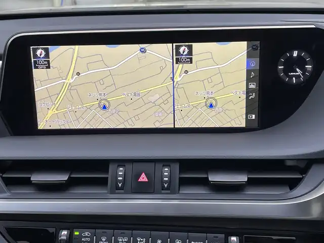 レクサス ＥＳ 300h Fスポーツ 熊本県 2019(平31)年 4.2万km グラファイトブラックガラスフレーク サンルーフ/革シート/衝突軽減ブレーキ/プッシュスタート/純正ナビ/（CD・DVD・フルセグTV・BTオーディオ・SD）/バックカメラ/ビルトインETC/前後ドライブレコーダー/純正19インチAW/レーダークルーズ/パドルシフト/前席パワーシート・右前席シートメモリー/前席シートヒーター・エアーシート/LEDヘッドライト/オートライト/フォグライト/電動リアサンシェード/前後コーナーセンサー/横滑り防止装置/ウィンカーミラー/純正フロアマット/新車保証書/取扱説明書/スマートスペアキー×1本/カード型キー×1本