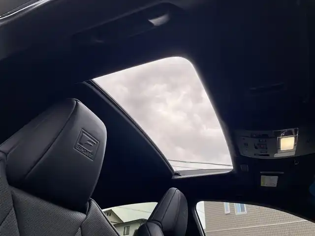 レクサス ＥＳ 300h Fスポーツ 熊本県 2019(平31)年 4.2万km グラファイトブラックガラスフレーク サンルーフ/革シート/衝突軽減ブレーキ/プッシュスタート/純正ナビ/（CD・DVD・フルセグTV・BTオーディオ・SD）/バックカメラ/ビルトインETC/前後ドライブレコーダー/純正19インチAW/レーダークルーズ/パドルシフト/前席パワーシート・右前席シートメモリー/前席シートヒーター・エアーシート/LEDヘッドライト/オートライト/フォグライト/電動リアサンシェード/前後コーナーセンサー/横滑り防止装置/ウィンカーミラー/純正フロアマット/新車保証書/取扱説明書/スマートスペアキー×1本/カード型キー×1本