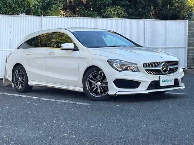 メルセデス・ベンツ ＣＬＡ１８０ Sブレイク　スポーツ 茨城県 2016(平28)年 4.8万km カルサイトホワイト 純正ナビ【CD/FM/フルセグ/BT】/クルーズコントロール/バックカメラ/パワーシートD席/メモリシートD席/シートヒーター（D席+N席）/ETC/ドライブレコーダー/パドルシフト/ブラインドスポットアシスト/HIDライト/コーナーセンサー/純正フロアマット/保証書/取扱説明書/スペアキー×1