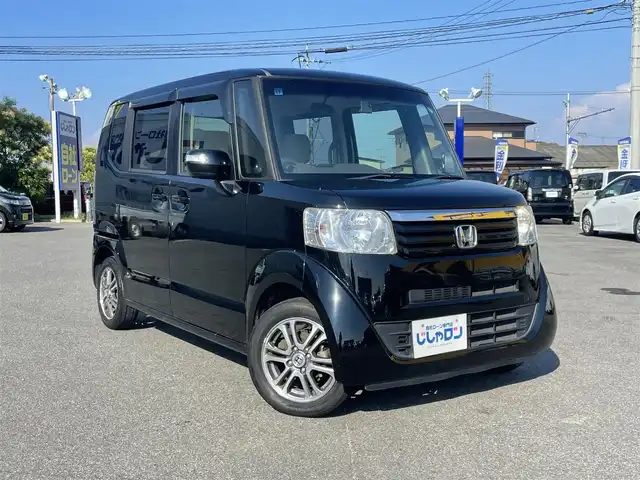 ホンダ Ｎ ＢＯＸ G Lパッケージ 佐賀県 2013(平25)年 7.9万km クリスタルブラックパール (株)IDOMが運営する【じしゃロン佐賀店】の自社ローン専用車両になります。こちらは現金またはオートローンご利用時の価格です。自社ローンご希望の方は別途その旨お申付け下さい/社外メモリナビ/フルセグテレビ/Bluetooth/バックカメラ/ETC/左側パワースライドドア/横滑り防止/ヘッドライトレベライザー/純正アルミホイール/純正アルミホイール/純正フロアマット