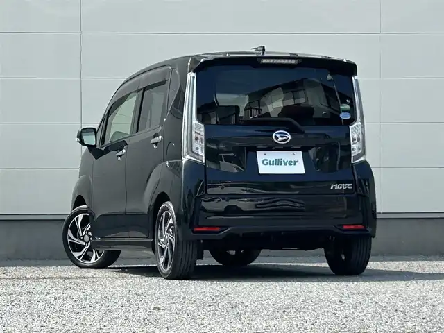 ダイハツ ムーヴ カスタム RS ハイパーLTD SAⅢ 茨城県 2018(平30)年 7.4万km ブラックマイカメタリック 純正メモリーナビ/Bluetooth/全方位カメラ/D席シートヒーター/ステアリングスイッチ/純正フロアマット/純正アルミホイール/アイドリングストップ/盗難防止装置/純正LEDヘッドライト/ETC