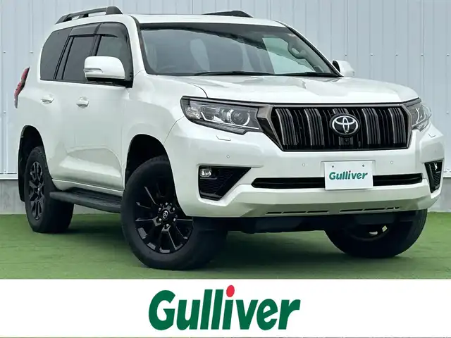 トヨタ ランドクルーザー プラド TX Lパッケージ ブラックED 香川県 2021(令3)年 4.9万km ホワイトパールクリスタルシャイン 登録時走行距離：49037km/禁煙車　/純正オーディオナビ　/フルセグＴＶ　/全方位　/クルーズコントロール　/パワーシート　/サンルーフ　/ＥＴＣ２．０　/ルーフレール　/前後コーナーセンサー　/クリアランスソナー　/プッシュスタート　/スマートキー