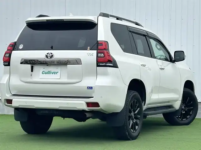 トヨタ ランドクルーザー プラド TX Lパッケージ ブラックED 香川県 2021(令3)年 4.9万km ホワイトパールクリスタルシャイン 登録時走行距離：49037km/禁煙車　/純正オーディオナビ　/フルセグＴＶ　/全方位　/クルーズコントロール　/パワーシート　/サンルーフ　/ＥＴＣ２．０　/ルーフレール　/前後コーナーセンサー　/クリアランスソナー　/プッシュスタート　/スマートキー