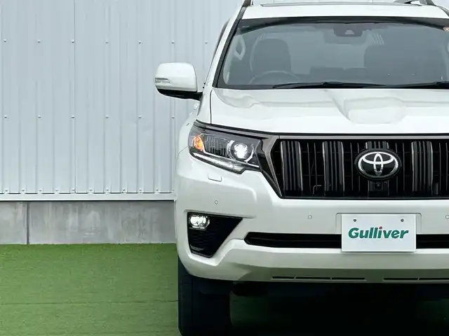 トヨタ ランドクルーザー プラド TX Lパッケージ ブラックED 香川県 2021(令3)年 4.9万km ホワイトパールクリスタルシャイン 登録時走行距離：49037km/禁煙車　/純正オーディオナビ　/フルセグＴＶ　/全方位　/クルーズコントロール　/パワーシート　/サンルーフ　/ＥＴＣ２．０　/ルーフレール　/前後コーナーセンサー　/クリアランスソナー　/プッシュスタート　/スマートキー