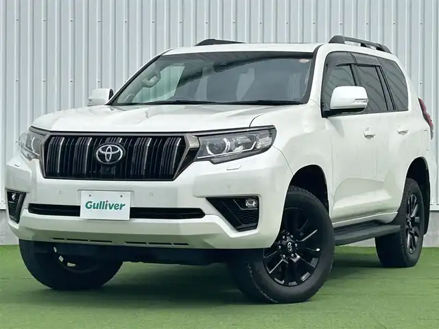 トヨタ ランドクルーザー プラド TX Lパッケージ ブラックED 香川県 2021(令3)年 4.9万km ホワイトパールクリスタルシャイン 登録時走行距離：49037km/禁煙車　/純正オーディオナビ　/フルセグＴＶ　/全方位　/クルーズコントロール　/パワーシート　/サンルーフ　/ＥＴＣ２．０　/ルーフレール　/前後コーナーセンサー　/クリアランスソナー　/プッシュスタート　/スマートキー