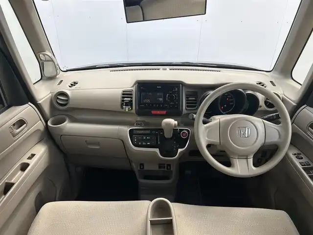 ホンダ Ｎ ＢＯＸ G 青森県 2015(平27)年 4.4万km プレミアムディープロッソパール 4WD/純正カーオーディオ/【CD/USB/AUX】/両側スライドドア/シートヒーター/ワンタッチウィンカー/ベンチシート/親水ヒーテッドドアミラー/撥水フロントガラス/取扱説明書/保証書