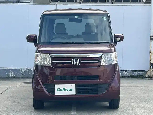 ホンダ Ｎ ＢＯＸ G 青森県 2015(平27)年 4.4万km プレミアムディープロッソパール 4WD/純正カーオーディオ/【CD/USB/AUX】/両側スライドドア/シートヒーター/ワンタッチウィンカー/ベンチシート/親水ヒーテッドドアミラー/撥水フロントガラス/取扱説明書/保証書
