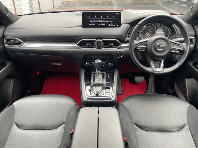 マツダ ＣＸ－８ XD スマートエディション 広島県 2023(令5)年 3.4万km ソウルレッドクリスタルM 禁煙/メーカーオプション/・ハンズフリー機能付パワーリフトゲート/・１０．２５インチセンターディスプレイ/・地上デジタルＴＶチューナー（フルセグ）/・充電用ＵＳＢ端子/・ワイヤレス充電（Ｑｉ）/・クルージング＆トラフィック・サポート/・ワイヤレス接続機能/・外部接続ハブ/SBS/SCBS/レーンキープアシスト/交通標識認識/ドライバーアテンションアラート/BSM/HUD/コーナーセンサー/マツダコネクト/・フルセグ/Bluetooth/USB/スマホ連携/360°ビューモニター/革巻きステアリング/ステアリングヒーター/ステアリングスイッチ/オートライト/LEDヘッドライト/スマートキー/プッシュスタート/シートヒーター/パワーシート/シートメモリー/前後ドライブレコーダー/ETC（グローブBOX内)/電動パーキングブレーキ/オートホールド/純正17インチアルミホイール/W+サイド+カーテンエアバック