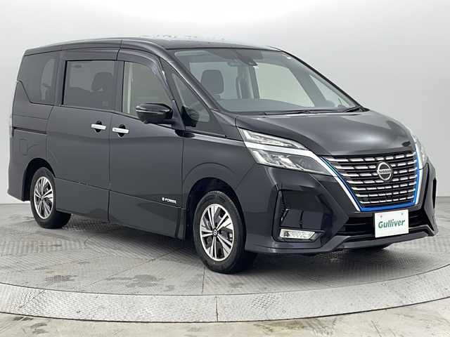 日産 セレナ e－パワー ハイウェイスター V 新潟県 2020(令2)年 3.1万km ダイヤモンドブラック セーフティーパック/フリップダウンモニター/社外9インチナビ/　　フルセグ/CD/DVD/HDMI/BT/アラウンドビューモニター/両側パワースライドドア/クルーズコントロール/LEDオートライト/シートヒーター/純正アルミホイール/ステアリングスイッチ/ハンドルヒーター/リアオートエアコン/レーンキープ/スマートキー/ビルトインETC