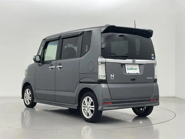 ホンダ Ｎ ＢＯＸ カスタム G Lパッケージ 熊本県 2012(平24)年 5.1万km ポリッシュドメタルメタリック 禁煙車　/純正ナビVXM-128C（ＣＤ・フルセグ・ＢＴ・ＳＤ・ＵＳＢ）/前方ドライブレコーダー　/ＥＴＣ　/片側パワースライドドア　/アイドリングストップ　/横滑り防止　/パーキングアシスト　/純正フロアマット/純正１４インチAW/オートライト/LEDヘッドライト/スマートキー/プッシュスタート/保証書/取扱説明書