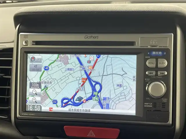 ホンダ Ｎ ＢＯＸ カスタム G Lパッケージ 熊本県 2012(平24)年 5.1万km ポリッシュドメタルメタリック 禁煙車　/純正ナビVXM-128C（ＣＤ・フルセグ・ＢＴ・ＳＤ・ＵＳＢ）/前方ドライブレコーダー　/ＥＴＣ　/片側パワースライドドア　/アイドリングストップ　/横滑り防止　/パーキングアシスト　/純正フロアマット/純正１４インチAW/オートライト/LEDヘッドライト/スマートキー/プッシュスタート/保証書/取扱説明書