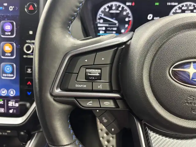 スバル レヴォーグ 1．8GT－H EX 福井県 2021(令3)年 1.7万km クリスタルブラックシリカ ４WD/アイサイトX/・衝突軽減ブレーキ/・車線逸脱警報機能/・レーンキープアシスト/・クルーズコントロール（追従有）/メーカー純正ナビ/【AM/FM/Bluetooth/フルセグTV】/【アップルカープレイ/アンドロイドオート】/バックカメラ/サイドカメラ/ビルトインETC/電動リアゲート/パワーシート（運転席/助手席）/シートヒーター（運転席/助手席）/オートライト/LEDヘッドライド/プッシュスタート/スマートキー/スペアキー