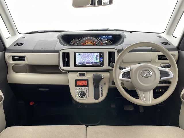 ダイハツ ムーヴ キャンバス G メイクアップ リミテッド　SAⅢ 長野県 2020(令2)年 5.8万km ナチュラルベージュマイカM 4WD/純正メモリナビ&フルセグTV&CD&DVD&USB&BT/車線逸脱警報/衝突軽減ブレーキ/アイドリングストップ/オートマチックハイビーム/純正前方ドライブレコーダー/両側パワースライドドア/ステアリングスイッチ/全方位カメラ/ETC/LEDヘッドライト/オートライト/フロントフォグランプ/電動格納ミラー/純正ホイールキャップ装着/純正フロアマット/純正ドアバイザー/純正ルーフキャリア/プッシュスタート/スマートキー