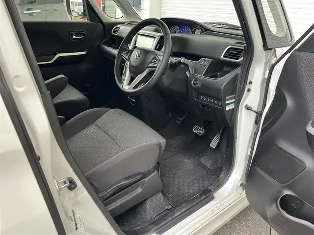 スズキ ソリオ HV MZ 高知県 2018(平30)年 5.3万km ピュアホワイトP 純正ナビ/　Bluetooth/フルセグ/　CD/DVD/AM/FM/全方位カメラ/ドライブレコーダー/ワンオーナー/クルーズコントロール/ETC/MTモード付AT/パドルシフト/プッシュスタート/スマートキー/両側パワースライドドア/HIDヘッドライト/純正15インチアルミホイール/純正フロアマット/シートヒーター/アイドリングストップ/オートライト/記録簿/保証書/取扱説明書/盗難防止装置