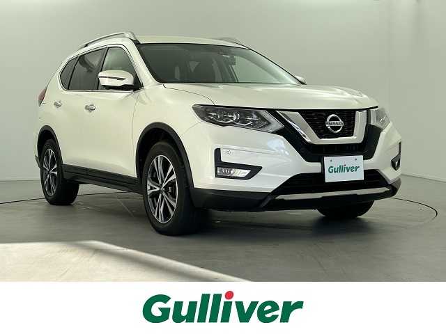 日産 エクストレイル 20Xi 福井県 2019(令1)年 4.5万km ブリリアントホワイトパール プロパイロット/・衝突軽減ブレーキ/レーンキープアシスト/レーダークルーズコントロール/標識認識機能/社外メモリナビ/・フルセグTV/Bluetooth/CD/DVD/AM/FM/全方位カメラ/デジタルインナーミラー/前後ドライブレコーダー/ETC/シートバックモニター/ルーフレール/パワーバックドア/ブラインドスポットモニター/ダウンヒルアシストコントロール/電動パーキングブレーキ/スペアキー/純正18インチアルミホイール