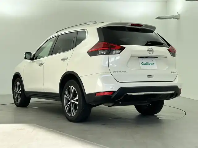 日産 エクストレイル 20Xi 福井県 2019(令1)年 4.5万km ブリリアントホワイトパール プロパイロット/・衝突軽減ブレーキ/レーンキープアシスト/レーダークルーズコントロール/標識認識機能/社外メモリナビ/・フルセグTV/Bluetooth/CD/DVD/AM/FM/全方位カメラ/デジタルインナーミラー/前後ドライブレコーダー/ETC/シートバックモニター/ルーフレール/パワーバックドア/ブラインドスポットモニター/ダウンヒルアシストコントロール/電動パーキングブレーキ/スペアキー/純正18インチアルミホイール