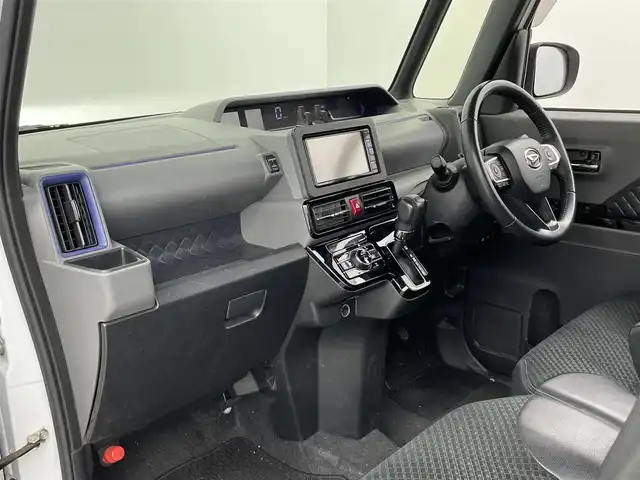 ダイハツ タント カスタム RS 大分県 2019(令1)年 6万km パール 衝突軽減ブレーキ/純正DA/Bluetootｈ/DVD再生/両側電動スライドドア/レーダークルーズ/プッシュスタート/ハーフレザーシート/LEDヘッドライト/ETC/フロアマット/ドアバイザー