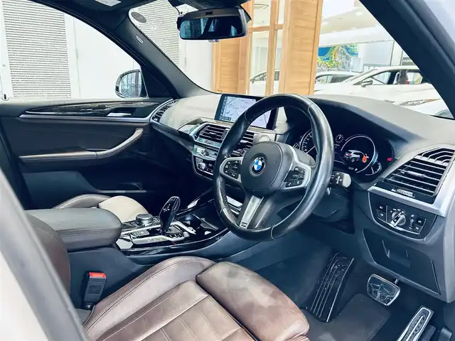 ＢＭＷ Ｘ３ xDrive20d Mスポーツ 大阪府 2019(平31)年 3.1万km アルピンホワイトⅢ インテリジェントセーフティ/HUD/ACC/茶革/パワーシート/シートヒーター/Dシートメモリ/純正ナビ/TV/360度カメラ/純正20インチAW/LEDヘッドライト/電動リアゲート/ワイヤレス充電/ブラインドスポット