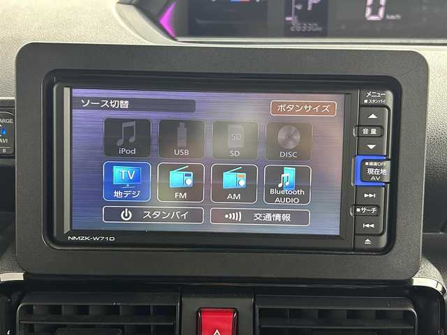 ダイハツ タント カスタム X 道央・札幌 2021(令3)年 2.7万km ブラックマイカメタリック ・ワンオーナー/・４WD/・寒冷地仕様/・純正SDナビ/・CD/DVD/SD/BT/iPod/USB/・TVフルセグ/・ドライブレコーダー（前のみ）/・スマートアシスト/・クリアランスソナー/・レーンキープアシスト/・横滑り防止装置/・両側パワースライドドア/・D＋N席シートヒーター/・ステアリングスイッチ/・LEDヘッドライト/・オートライト/・フォグランプ/・プッシュスタート/・スマートキー/・純正エンジンスターター/・純正14インチAW/・純正フロアマット/・ドアバイザー/・保証書/・取扱説明書