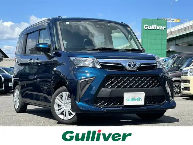 トヨタ ルーミー X 愛知県 2023(令5)年 0.5万km レーザーブルークリスタルシャイン スマートキー/プッシュスタート/純正ディスプレイオーディオ/TV/BT/バックカメラ/片側パワースライドドア /スマートアシスト/前後ドライブレコーダー/アイドリングストップ/前席シートヒーター /純正フロアマット/純正ドアバイザー/取説、保証書/スペアキー