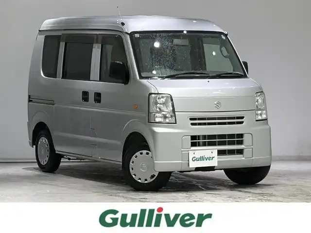 スズキ エブリイ PA 宮城県 2014(平26)年 4.8万km シルキーシルバーメタリック 純正オーディオ/・CD/AM/FM/ベンチシート（後部座席）/フルフラットシート（後部座席）/両側スライドドア/純正合皮シート/ハロゲンヘッドライト/純正ラバーマット/純正フロアマット/純正１２インチホイール/パワーウィンドウ/電動格納ミラー/ドアバイザー/コインホルダー