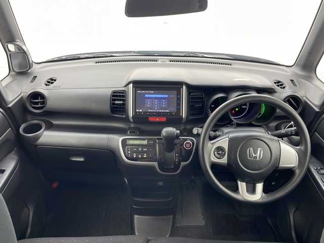 ホンダ Ｎ ＢＯＸ G Lパッケージ 千葉県 2014(平26)年 6.7万km プレミアムホワイトパール 純正ナビ【VXM-145VFi】/バックカメラ/ETC/両側パワースライドドア/純正フロアマット/純正ドアバイザー/アイドリングストップ/横滑り防止機能/プッシュスタート/純正14インチアルミホイール/電格ウィンカーミラー/スマートキー/スペアキー