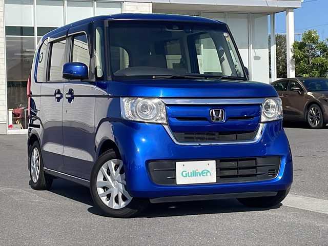 ホンダ Ｎ ＢＯＸ G L ホンダセンシング 香川県 2018(平30)年 5万km ブリリアントスポーティブルーメタリック2トーン 社外ナビ/フルセグテレビ/CD／DVD再生機能/バックカメラ/ドライブレコーダー/片側パワースライドドア/純正マッドガード4点セット/LEDヘッドライト/スペアキー/ETC