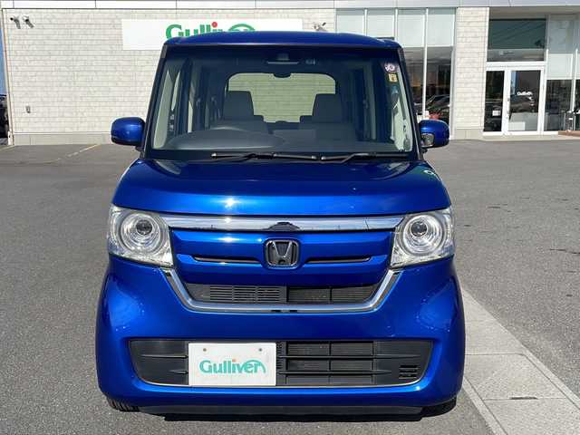 ホンダ Ｎ ＢＯＸ G L ホンダセンシング 香川県 2018(平30)年 5万km ブリリアントスポーティブルーメタリック2トーン 社外ナビ/フルセグテレビ/CD／DVD再生機能/バックカメラ/ドライブレコーダー/片側パワースライドドア/純正マッドガード4点セット/LEDヘッドライト/スペアキー/ETC