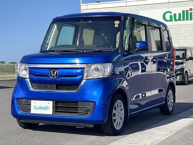 ホンダ Ｎ ＢＯＸ G L ホンダセンシング 香川県 2018(平30)年 5万km ブリリアントスポーティブルーメタリック2トーン 社外ナビ/フルセグテレビ/CD／DVD再生機能/バックカメラ/ドライブレコーダー/片側パワースライドドア/純正マッドガード4点セット/LEDヘッドライト/スペアキー/ETC