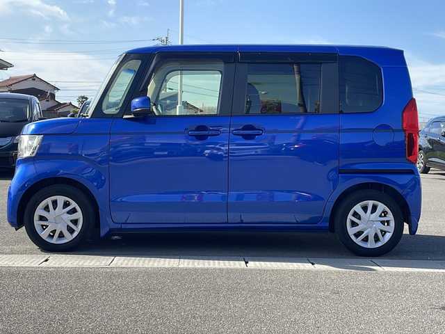 ホンダ Ｎ ＢＯＸ G L ホンダセンシング 香川県 2018(平30)年 5万km ブリリアントスポーティブルーメタリック2トーン 社外ナビ/フルセグテレビ/CD／DVD再生機能/バックカメラ/ドライブレコーダー/片側パワースライドドア/純正マッドガード4点セット/LEDヘッドライト/スペアキー/ETC