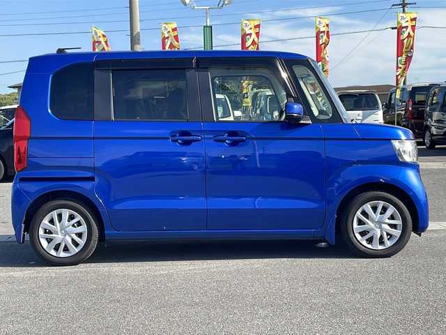 ホンダ Ｎ ＢＯＸ G L ホンダセンシング 香川県 2018(平30)年 5万km ブリリアントスポーティブルーメタリック2トーン 社外ナビ/フルセグテレビ/CD／DVD再生機能/バックカメラ/ドライブレコーダー/片側パワースライドドア/純正マッドガード4点セット/LEDヘッドライト/スペアキー/ETC