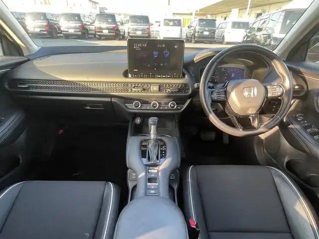 ホンダ ＺＲ－Ｖ X 岡山県 2023(令5)年 2.6万km クリスタルブラックパール 登録時走行距離25759km/ワンオーナー/純正11.4インチナビ/フルセグTV(AM/FM/CD/DVD/Bluetooth)/バックカメラ/ETC/ドライブレコーダー/パワーバックドア/ホンダセンシング/・衝突軽減ブレーキ/・車線維持支援システム/・アダプティブクルーズコントロール/・踏み間違い衝突軽減システム/・パーキングセンサーシステム/横滑り防止装置/ヘッドライトレベライザー/ダウンヒルアシストコントロール/USB端子/18インチ純正AW/純正フロアマット