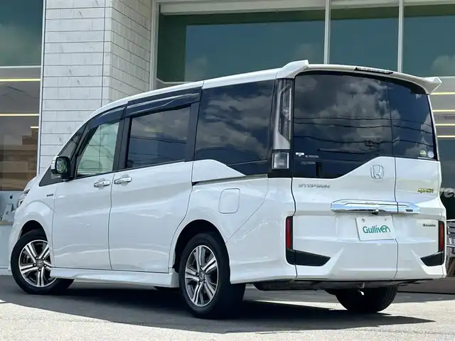 ホンダ ステップワゴン スパーダ ハイブリッド G EX ホンダセンシング 兵庫県 2018(平30)年 5.8万km プラチナホワイトパール 純正10インチSDナビ/BTオーディオ/USBポート/マルチビューカメラシステム/純正フリップダウンモニター/前席シートヒーター/ビルトインETC/アダプティブクルーズコントロール/ステアリングスイッチ/社外レーダー/フォグランプ/シートリフター
