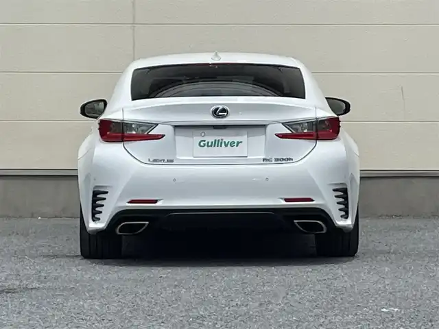 レクサス ＲＣ 300h Fスポーツ 茨城県 2015(平27)年 7.8万km ホワイトノーヴァガラスフレーク 純正ナビ/Bluetooth接続/フルセグTV/DVD再生機能/USB入力端子/前方ドライブレコーダー/レーダークルーズコントロール/電動革温冷席/ハンドルヒーター/D＋N席シートヒーター/D＋N席エアシート/D＋N席パワーシート/カーテンエアバック/プリクラッシュセーフティ/LEDヘッドライト/純正アルミホイール/ETC