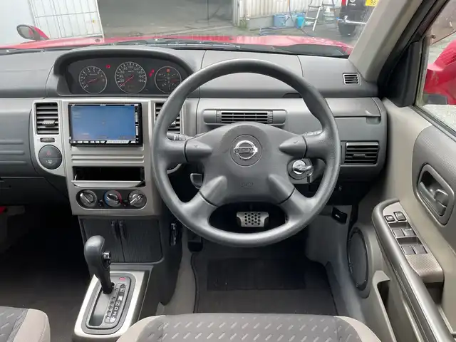 日産 エクストレイル S ドライビングギア 神奈川県 2007(平19)年 8.7万km バーニングレッド ワンオーナー/パートタイム4WD/HIDヘッドライト/フォグランプ/キーレスキー/スペアキー/電動格納ミラー/ETC/リアルーフスポイラー/保証書/取扱説明書