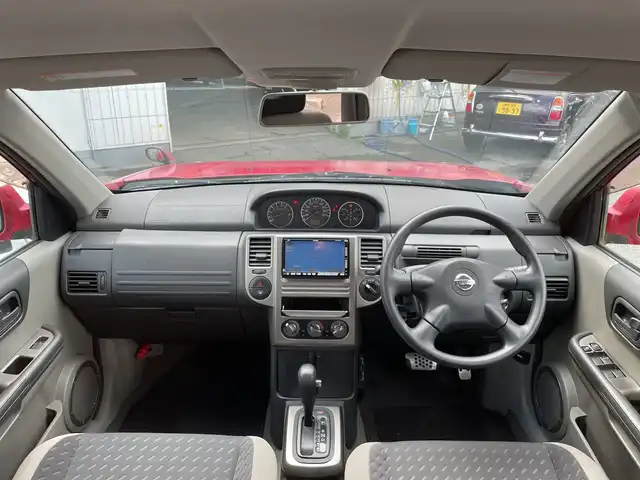 日産 エクストレイル S ドライビングギア 神奈川県 2007(平19)年 8.7万km バーニングレッド ワンオーナー/パートタイム4WD/HIDヘッドライト/フォグランプ/キーレスキー/スペアキー/電動格納ミラー/ETC/リアルーフスポイラー/保証書/取扱説明書