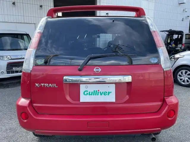 日産 エクストレイル S ドライビングギア 神奈川県 2007(平19)年 8.7万km バーニングレッド ワンオーナー/パートタイム4WD/HIDヘッドライト/フォグランプ/キーレスキー/スペアキー/電動格納ミラー/ETC/リアルーフスポイラー/保証書/取扱説明書
