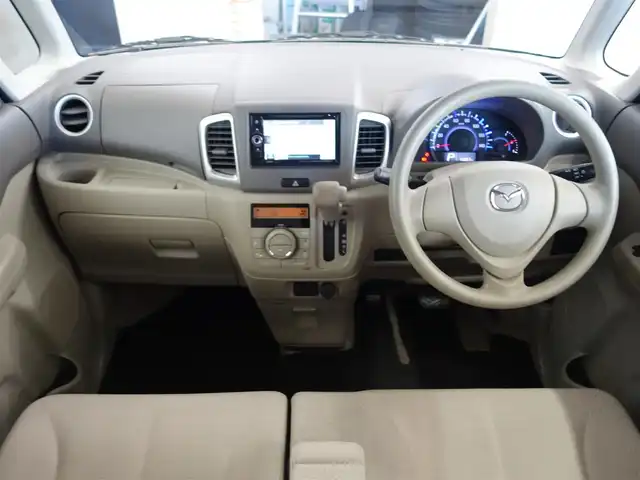 マツダ フレアワゴン XG 静岡県 2015(平27)年 4.6万km フォレストアクアM ワンオーナー/禁煙車/両側スライドドア/社外Clarion 7インチナビ/（CD/DVD/BT/USB/AUX/ワンセグTV）/衝突軽減ブレーキ/社外フロアマット/ドアバイザー/プッシュスタート/スマートキー/取扱説明書/保証書