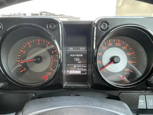 スズキ ジムニー シエラ JC 富山県 2019(令1)年 7.9万km ブルーイッシュブラックパール3 １オーナー/９型ナビ／フルセグＴＶ／Bluetooth/クルーズコントロール/ＬＥＤヘッドライト/オートライト/レーンキープアシスト/シートヒーター/オートライト/純正ＡＷ１５インチ/スマートキー/プッシュスタート/衝突軽減ブレーキ/Wエアバック/サイドエアバック／カーテンエアバック/スペアキー1本/保証書／取説有り
