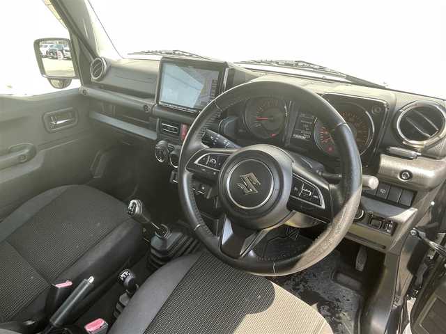 スズキ ジムニー シエラ JC 富山県 2019(令1)年 7.9万km ブルーイッシュブラックパール3 １オーナー/９型ナビ／フルセグＴＶ／Bluetooth/クルーズコントロール/ＬＥＤヘッドライト/オートライト/レーンキープアシスト/シートヒーター/オートライト/純正ＡＷ１５インチ/スマートキー/プッシュスタート/衝突軽減ブレーキ/Wエアバック/サイドエアバック／カーテンエアバック/スペアキー1本/保証書／取説有り