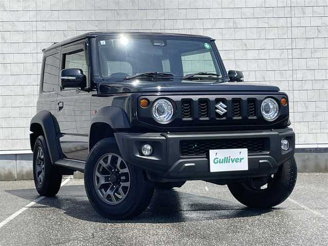 スズキ ジムニー シエラ JC 富山県 2019(令1)年 7.9万km ブルーイッシュブラックパール3 １オーナー/９型ナビ／フルセグＴＶ／Bluetooth/クルーズコントロール/ＬＥＤヘッドライト/オートライト/レーンキープアシスト/シートヒーター/オートライト/純正ＡＷ１５インチ/スマートキー/プッシュスタート/衝突軽減ブレーキ/Wエアバック/サイドエアバック／カーテンエアバック/スペアキー1本/保証書／取説有り