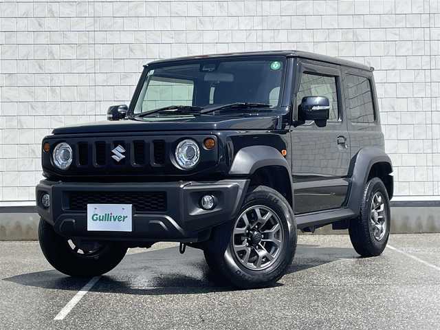 スズキ ジムニー シエラ JC 富山県 2019(令1)年 7.9万km ブルーイッシュブラックパール3 １オーナー/９型ナビ／フルセグＴＶ／Bluetooth/クルーズコントロール/ＬＥＤヘッドライト/オートライト/レーンキープアシスト/シートヒーター/オートライト/純正ＡＷ１５インチ/スマートキー/プッシュスタート/衝突軽減ブレーキ/Wエアバック/サイドエアバック／カーテンエアバック/スペアキー1本/保証書／取説有り